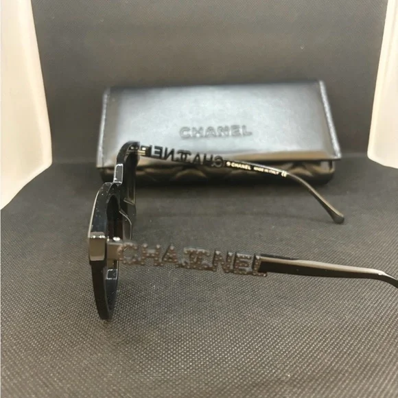 Women’s Black Chanel Sunglasses - Picture 8 of 8